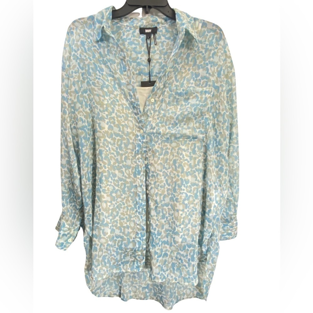 DKNY Longsleeve Animal Print Tunic